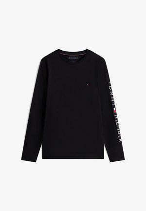 Tommy Hilfiger, LOGO LONG SLEEVE TEE - Top s dlhým rukávom - black