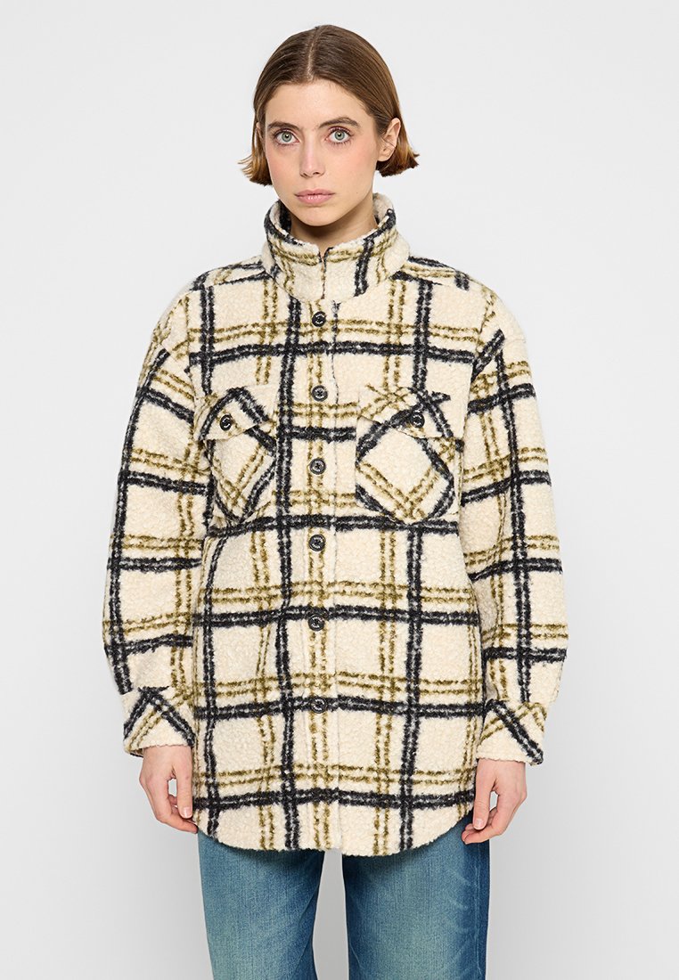 Scotch & Soda Halflange jas beige