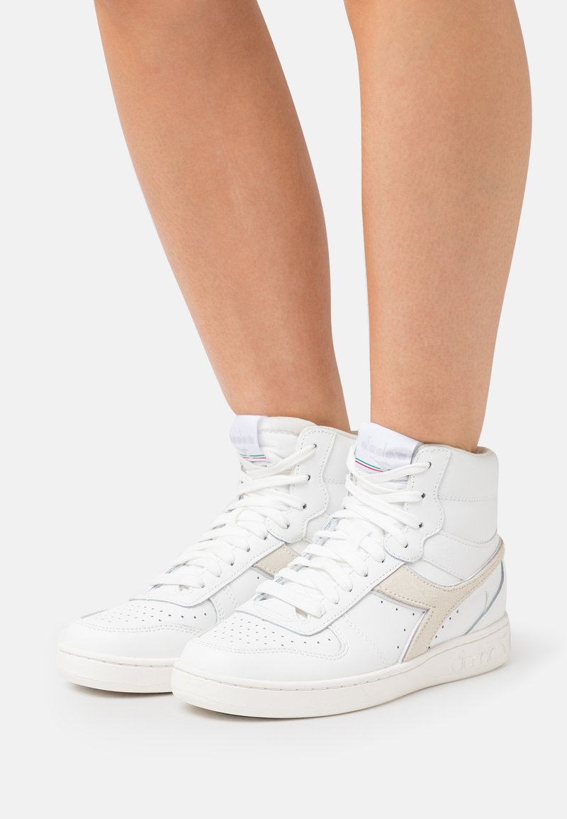 Diadora MAGIC BASKET MID Sneakers hoog white/lilac marble/wit