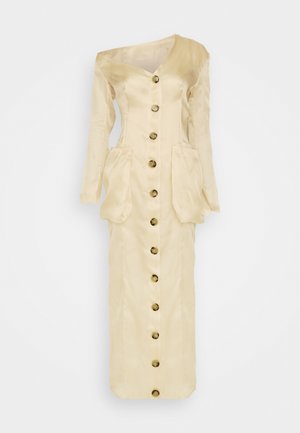 A.W.A.K.E. MODE OFF SHOULDER ORGANDY WITH POCKETS - Cocktail φόρεμα / Φόρεμα για πάρτι - beige