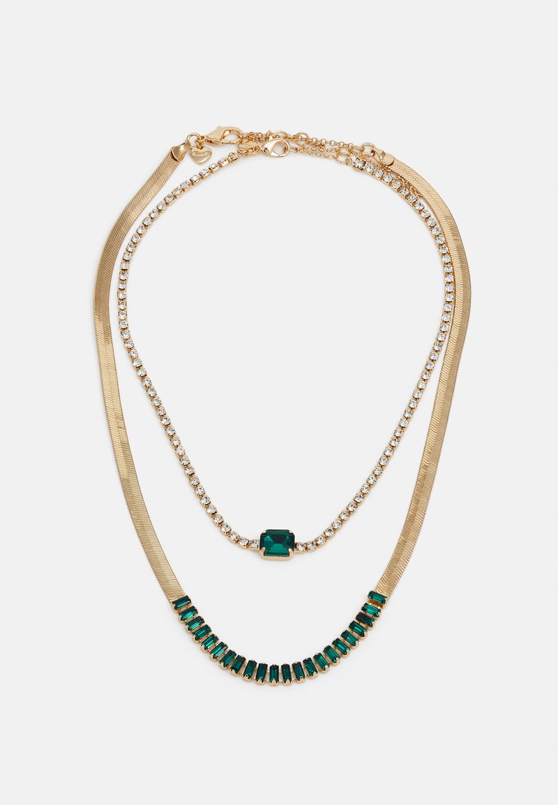 ALDO BENDERIEL 2 PACK - Necklace - dark green/green - Zalando.ie