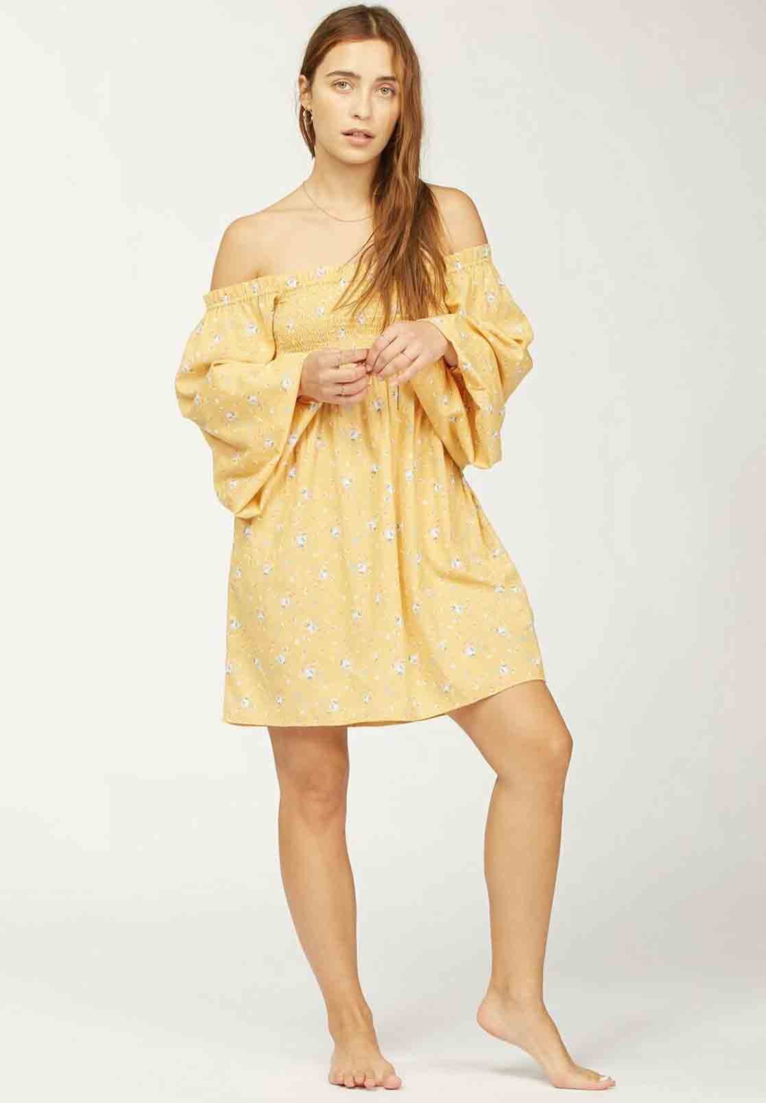 robe billabong jaune