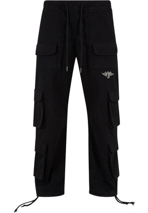 MULTI POCKET - Cargo trousers - black