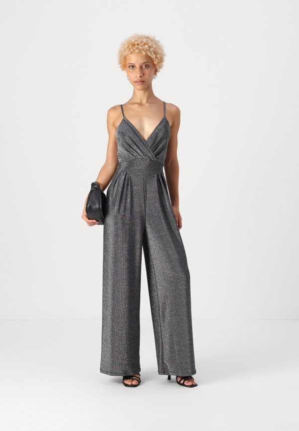 MEGAN GLITTER WIDE LEG  - Jumpsuit - silver3