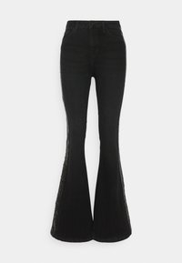 KARL LAGERFELD PANTS - Flared jeans - black solid