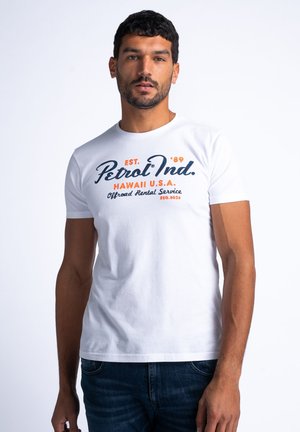 Print T-shirt - bright white