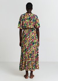 Calliope KIMONO CON BALZA - Vestito lungo - var bianco panna