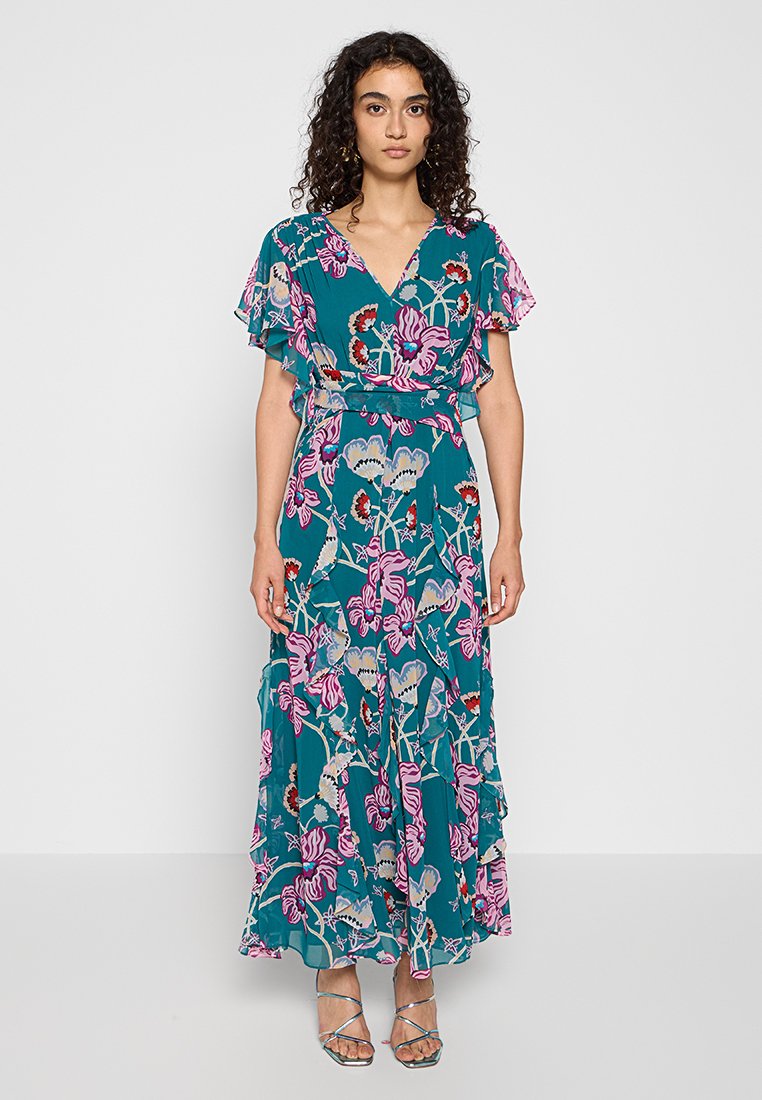 Diane von Furstenberg Maxi-jurk meerkleurig