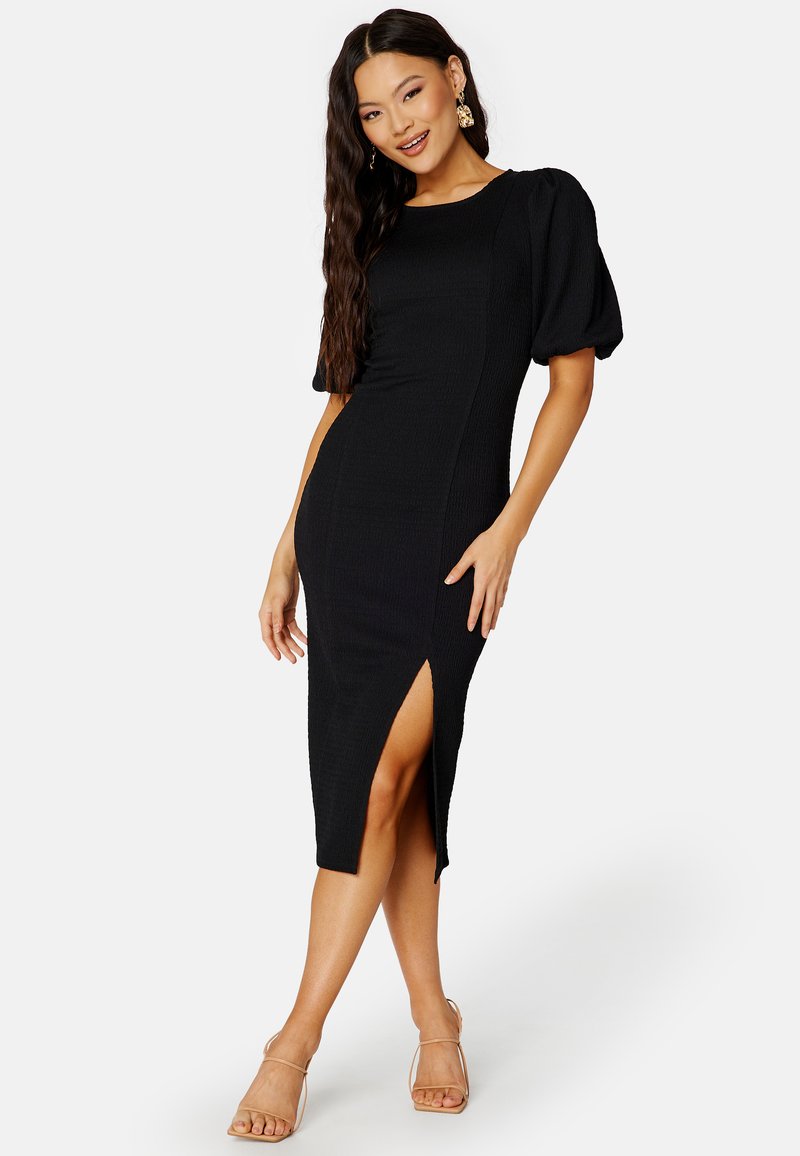 Bubbleroom PUFF SLEEVE STRUCUTRE MIDI DRESS - Sukienka etui