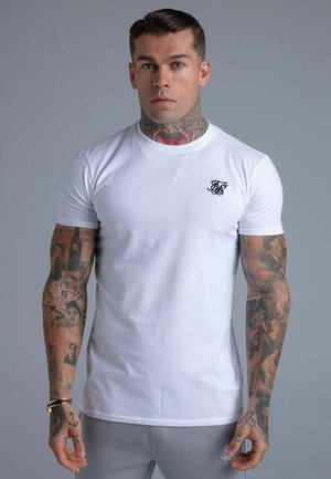 SIKSILK, ESSENTIALS T-SHIRT. - T-shirts basic - white