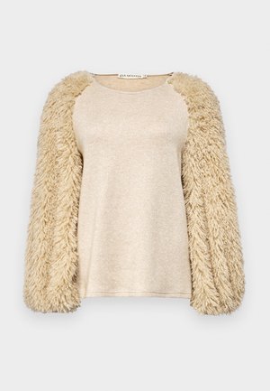 Ida Sjöstedt JULIETTE TOP - Langærmet T-shirt - soft beige