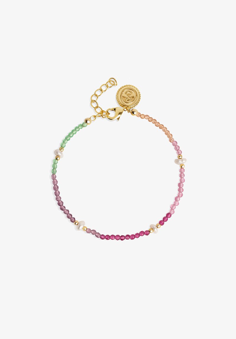 Unoaerre bracciale in argento dorato con pietre colorate - Gioielleria Momenti d'Oro Unoaerre bracciale in argento dorato con pietre colorate - Gioielleria Momenti d'Oro