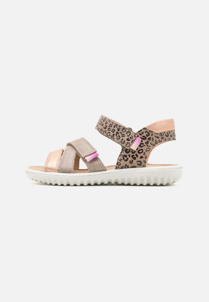 Superfit Superfit SPARKLE, Sandalen in Blau für Kinder Sandale, Glitzer-Optik