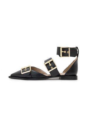 AllSaints SUTTON - Ankle cuff sandals - black