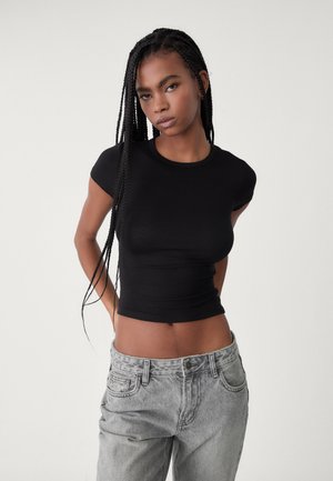 SHORT SLEEVE - Basic T-shirt - black