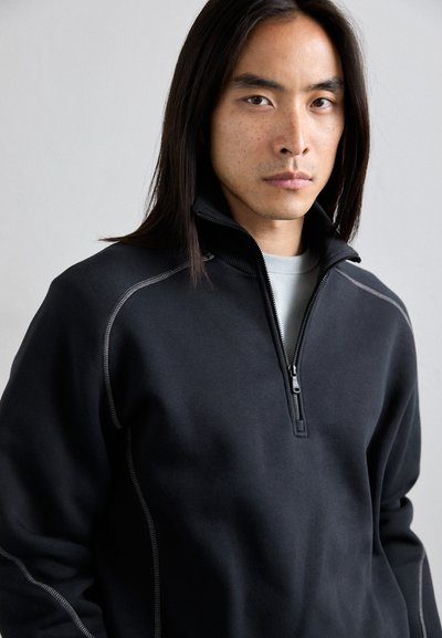 J.LINDEBERG CANTER QUARTER ZIP - Melegítőfelső - black