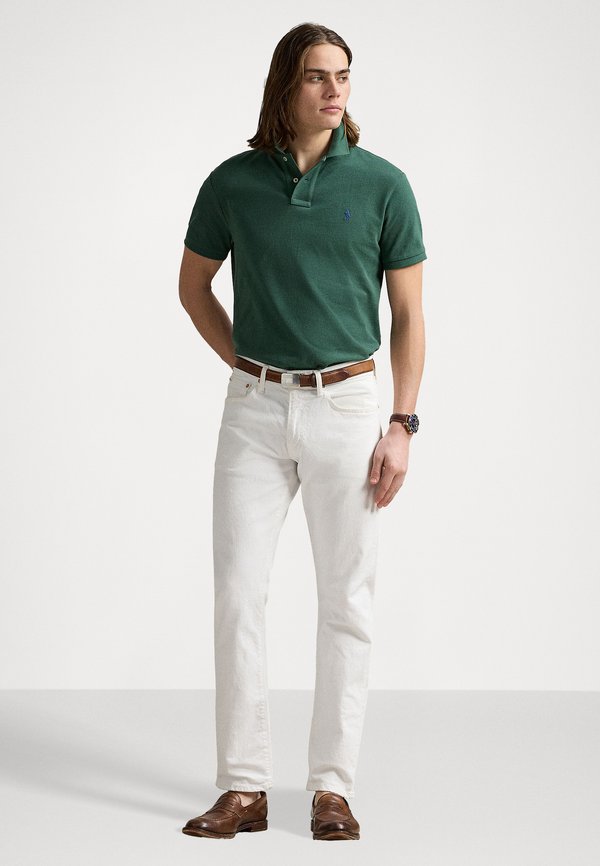 SLIM FIT MESH POLO SHIRT - Polo shirt - washed forest2