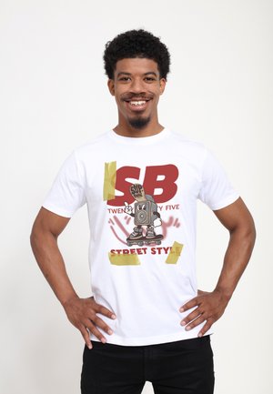 MATT KEELING SKATE 25 - T-shirt imprimé - white