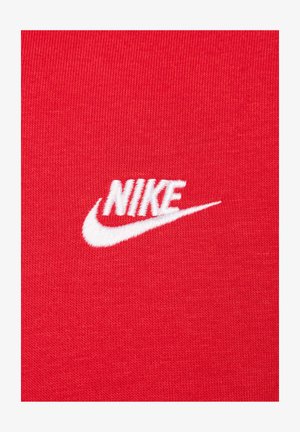 Nike Sportswear, M NK CLUB FT PO HOODIE - Felpa con cappuccio - university red university red white