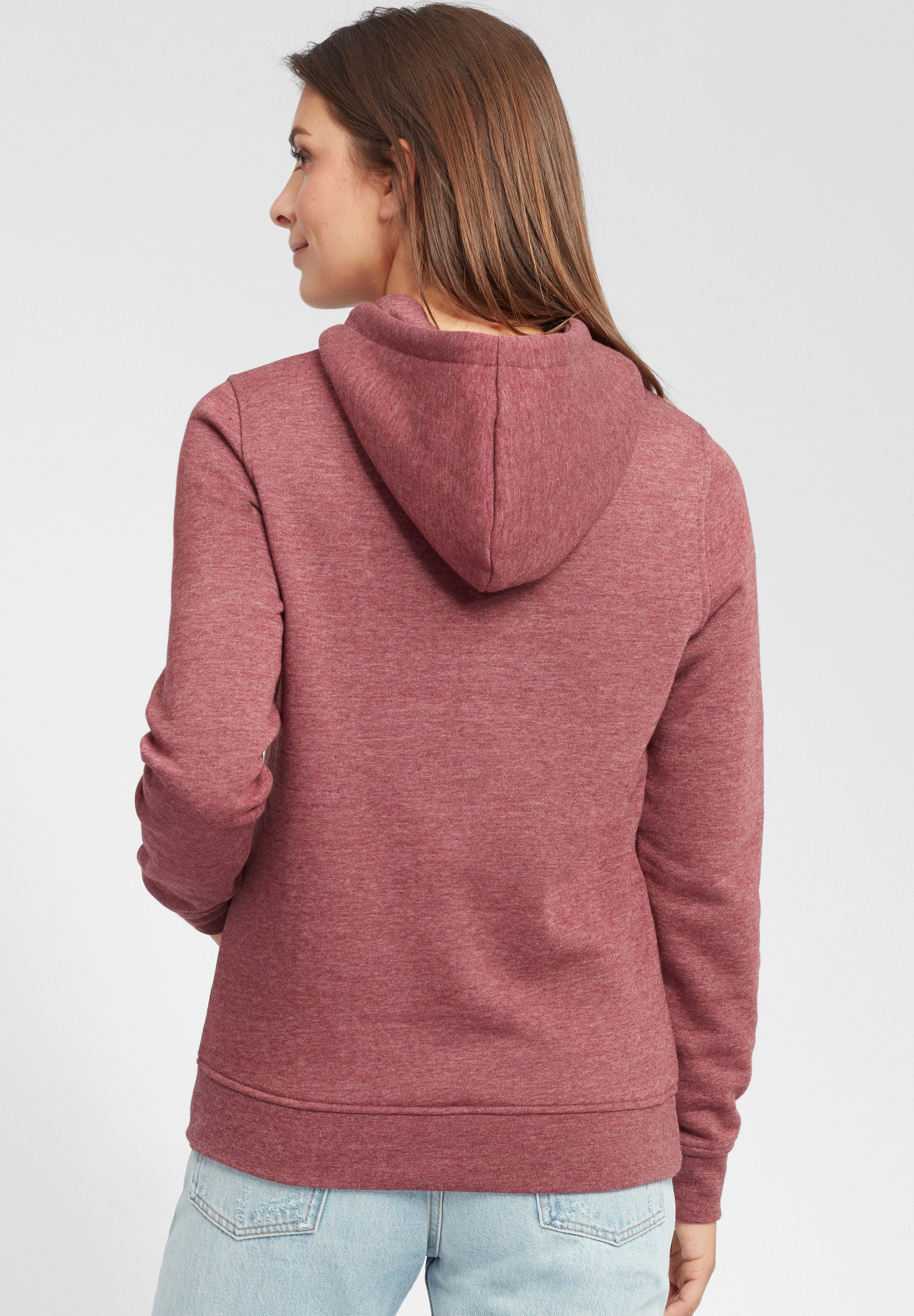 売れ筋商品|||オックスモ パーカー・スウェットシャツ レディース アウター OXOwena - Hoodie - wine red melange OXMO OXOwena Women's Hooded Pullover with Hood, Wine Red