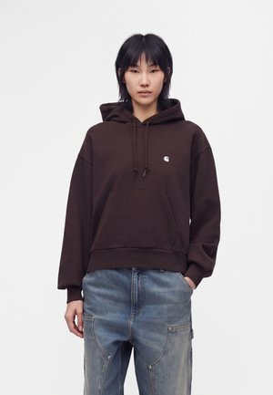 Carhartt WIP, HOODED CASEY - Φούτερ με κουκούλα - palisander/silver-coloured