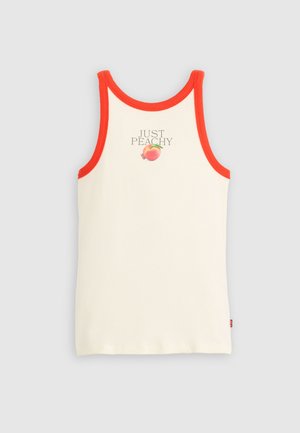 Levi's®, HAYES RACER - Débardeur - tank just peachy egret / signal red