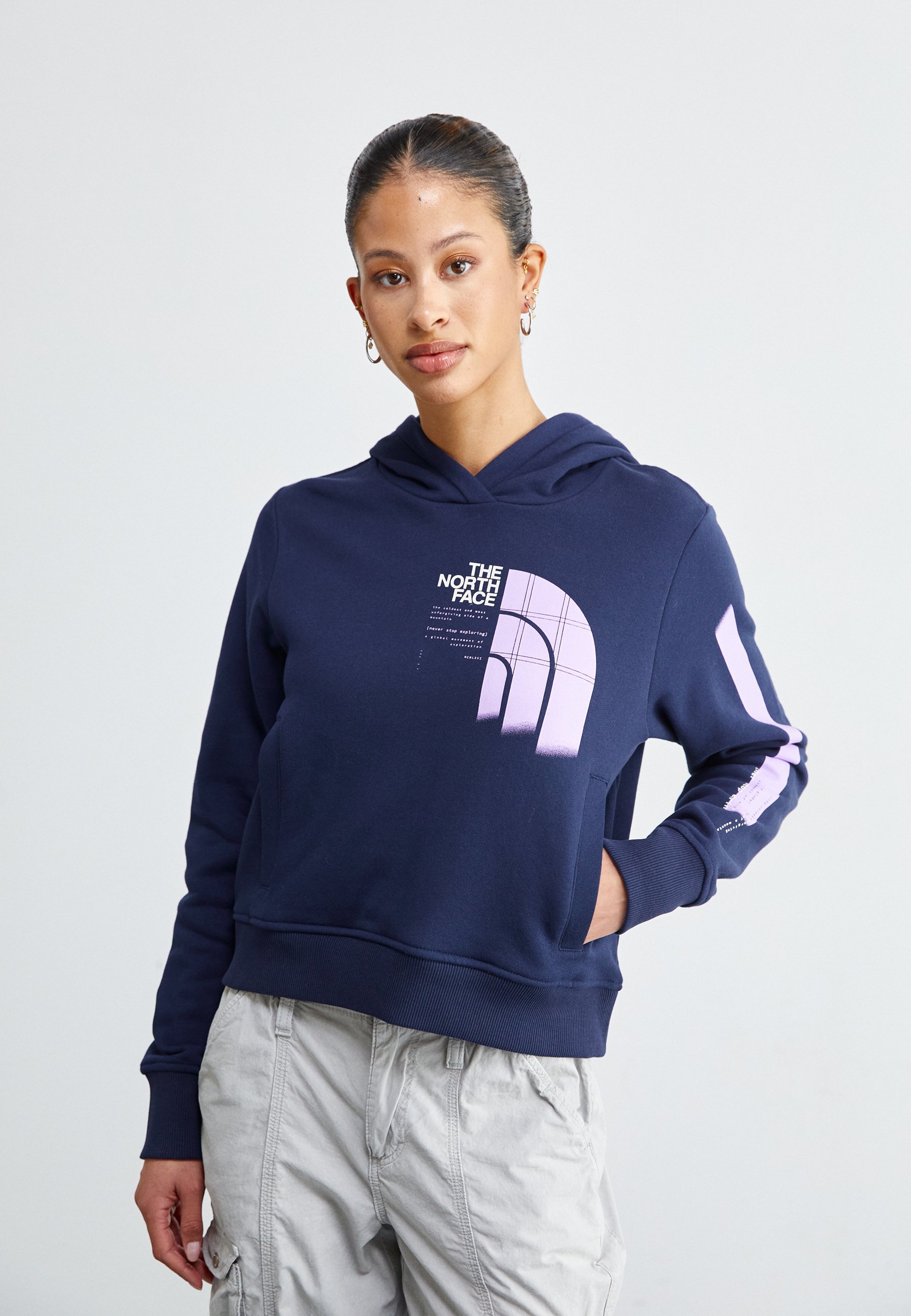 The North Face GRAPHIC HOODIE Sweatshirt summit navy
