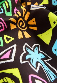 Next REGULAR FIT - PRINTED - Surfshorts - black aztec