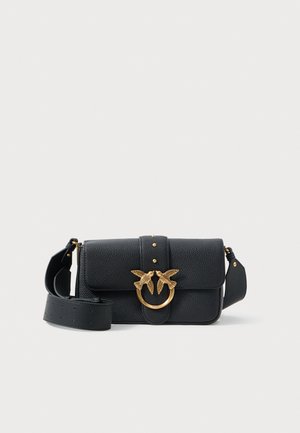 LOVE ONE MINI - Schoudertas - nero/antique gold-coloured