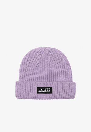 TEAM LOGO SHORT BEANIE UNISEX - Megzta kepurė - lavender