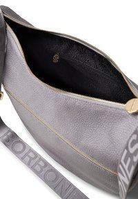 Borbonese LUNA MEDIUM CON ZIP - Cross body bag - cloud