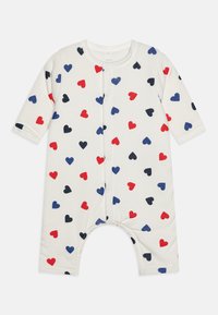 Petit Bateau BABY COMBINAISON LONGUE UNISEX - Jumpsuit - marshmallow/multi-coloured
