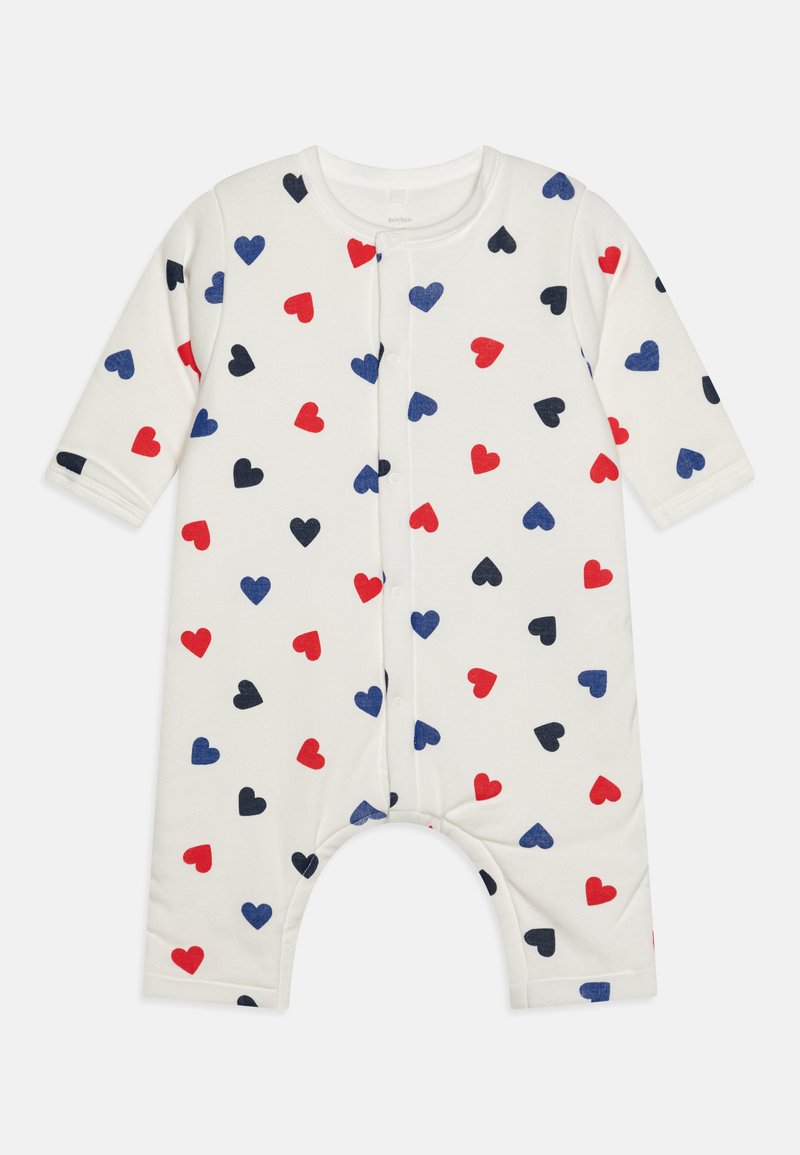 Petit Bateau BABY COMBINAISON LONGUE UNISEX - Jumpsuit - marshmallow/multi-coloured