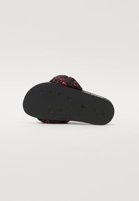 Love Moschino Ciabattine - black/fuchsia
