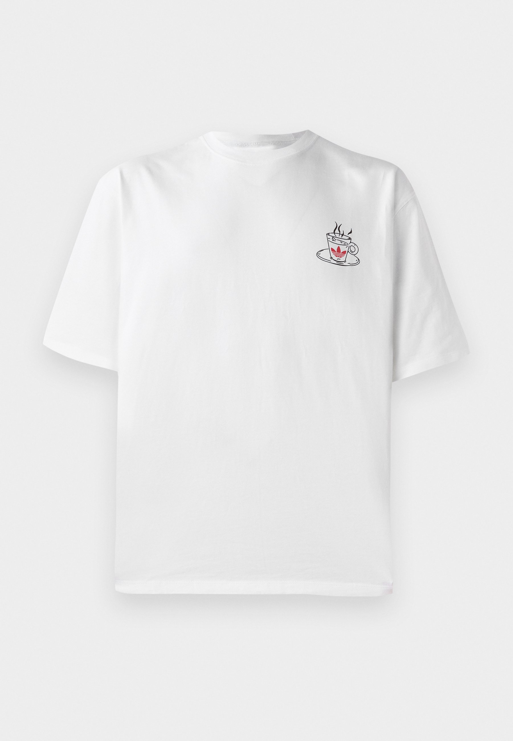 adidas Originals COFFEE TEE UNISEX - Print T-shirt - white