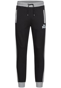 Lonsdale - BROCKLEHILL - Donji dijelovi trenirke - marl grey black Minijatura 1