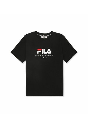 REGULAR  - T-shirt con stampa - nero