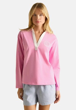 TALLIE RELAXED FIT COLLARE - Bluză polo - pink