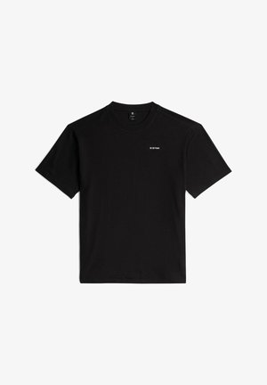 G-STAR, RIB INSERT RELAXED R T - T-shirt basic - dk black