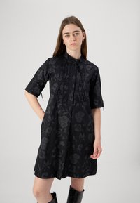 Marimekko HELMAT NOKTURNO - Päevakleit - black/dark grey