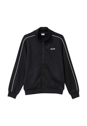 Sweater met rits - schwarz
