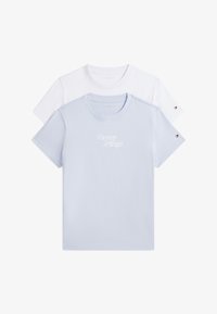 Sélectionné, light blue / white