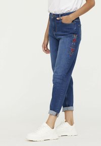 Lee Cooper JADA - Jeans fuselé - dark medium brushed