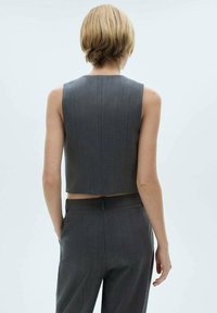 Mango Strukirani kaput - grey