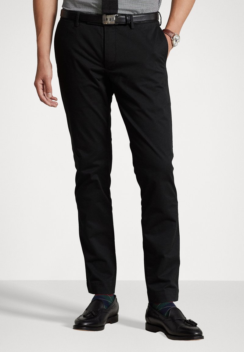 Polo Ralph Lauren - STRETCH SLIM FIT CHINO TROUSER - Chino kalhoty - schwarz, Zvětšit