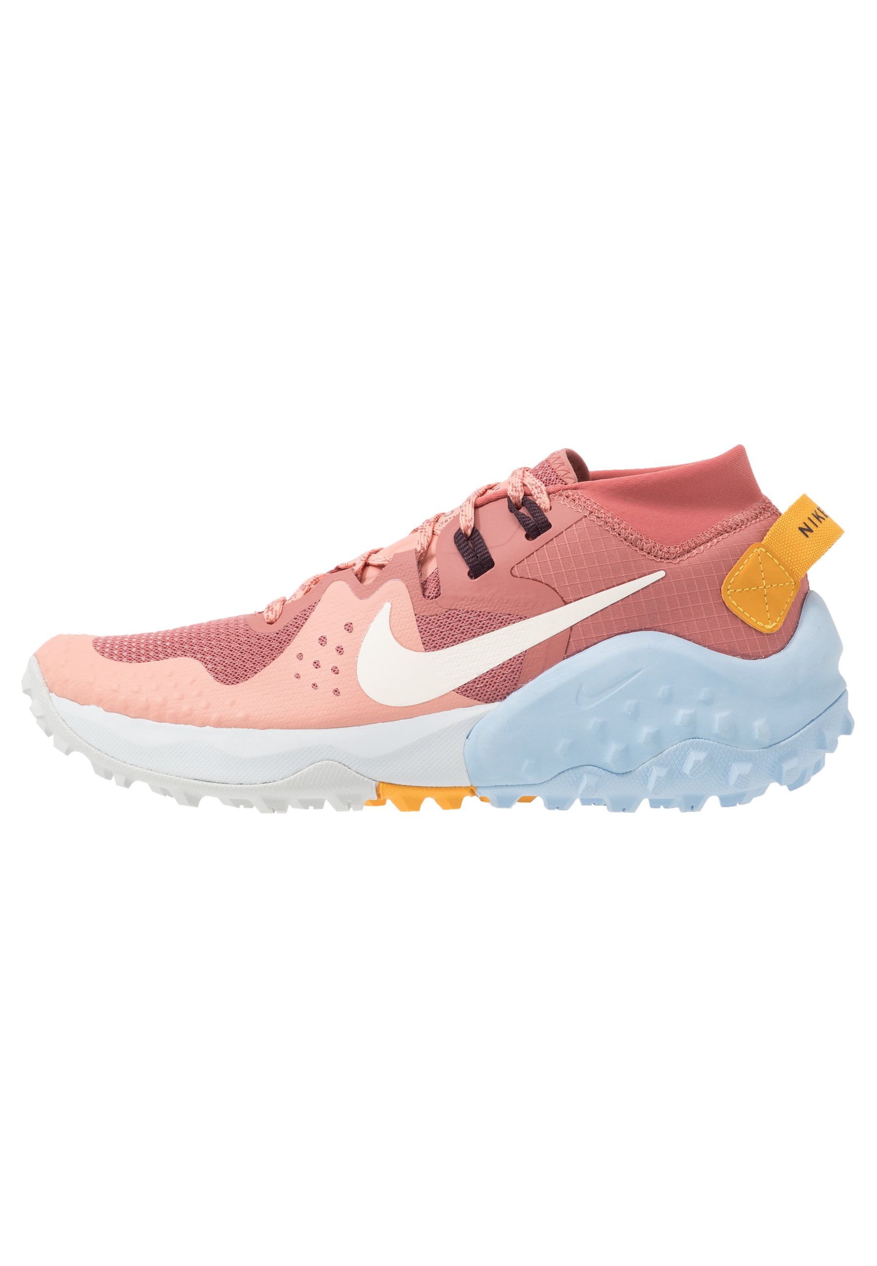 pale pink running shoes