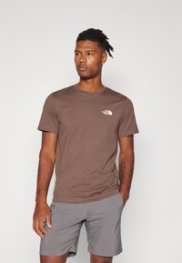 The North Face M SS SIMPLE DOME TEE - Sportfelső - smokey brown
