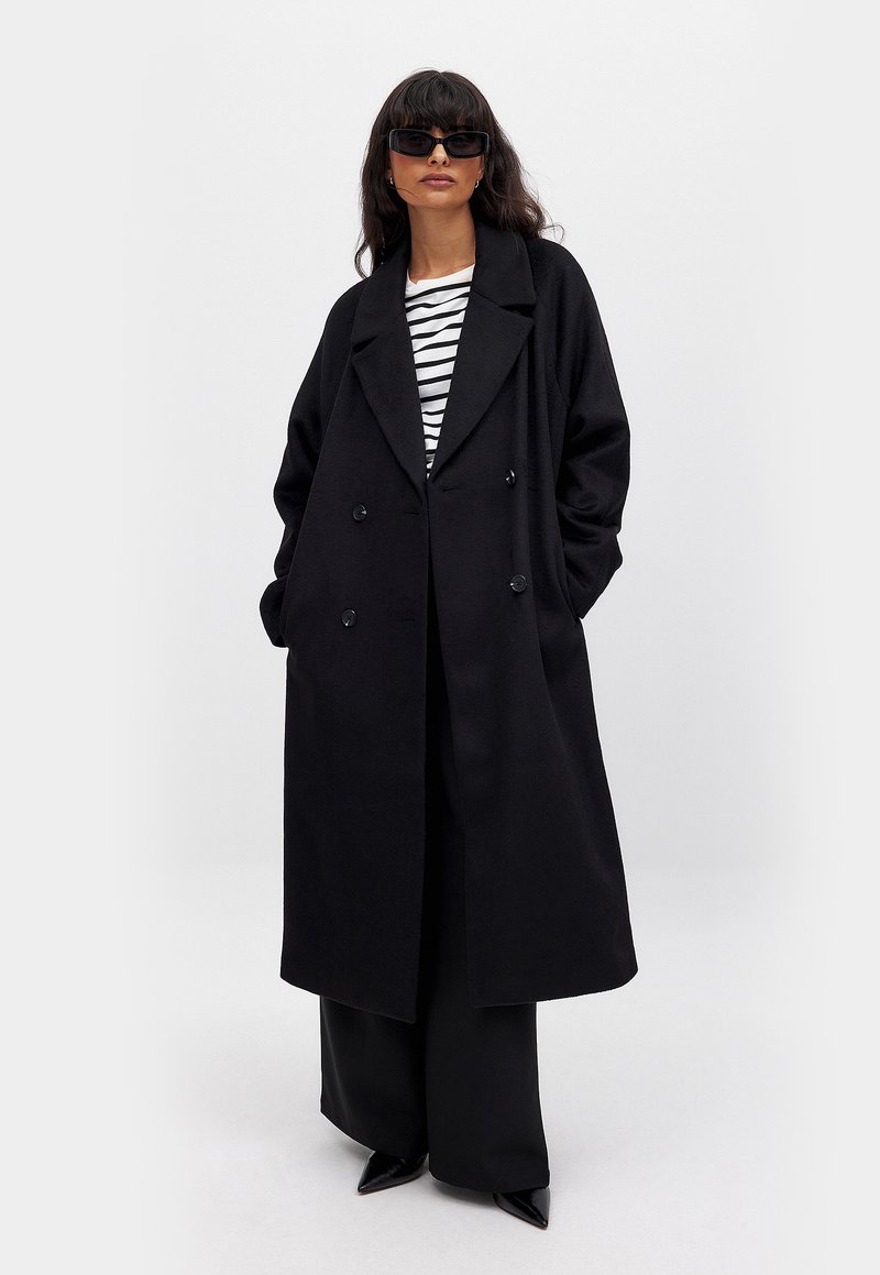 NA-KD Cappotto classico - black