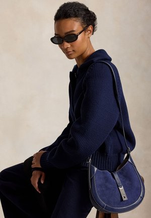 Polo Ralph Lauren, POLO ID SUEDE SMALL SHOULDER BAG - Handtas - night