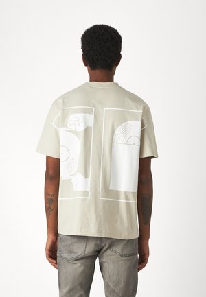 VINYL - T-shirt print - light beige